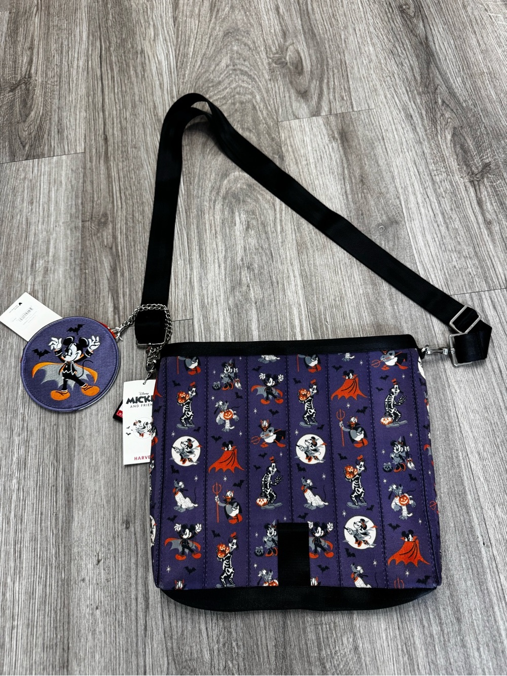 Harvey’s Mickey and Friends Crossbody with Coin Purse New with Tags